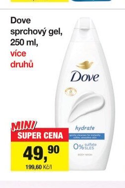 Dove sprchový gel, 250 ml