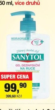 Sanytol gel na ruce