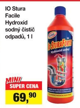 Hydroxid sodný IO Sturafacile