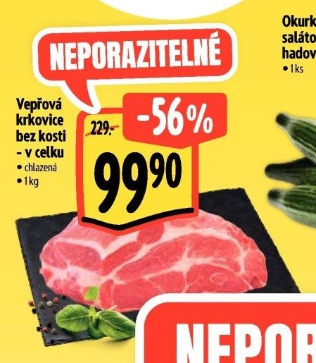 Vepřová krkovice bez kosti