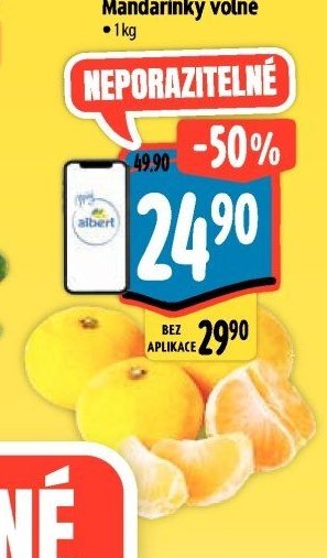 Mandarinky volné