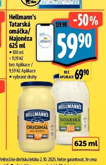 Hellmann's Tatarská omáčka/Majonéza