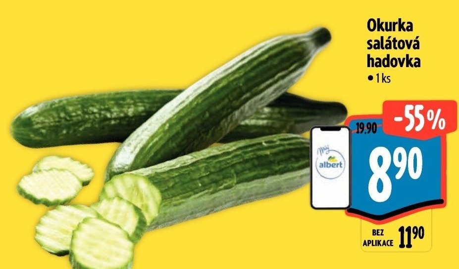 Okurka salátová hadovka - Albert akcniletaky.com