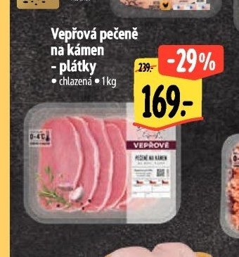 Vepřová pečeně na kámen
