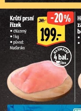 Krůtí prsní řízek