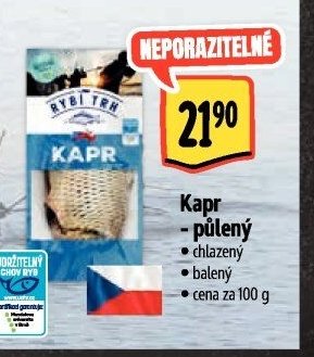 Kapr - půlený