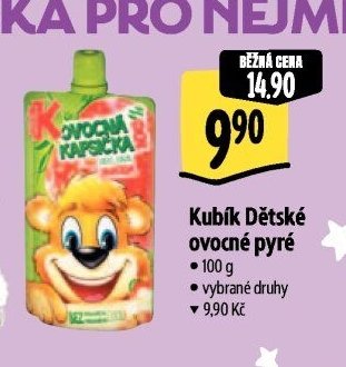 Kubík Dětské ovocné pyré