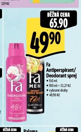 Fa Antiperspirant/Deodorant sprej