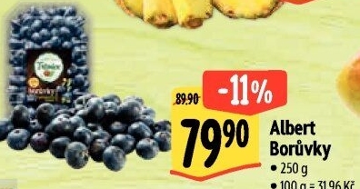 Borůvky Albert - Albert akcniletaky.com