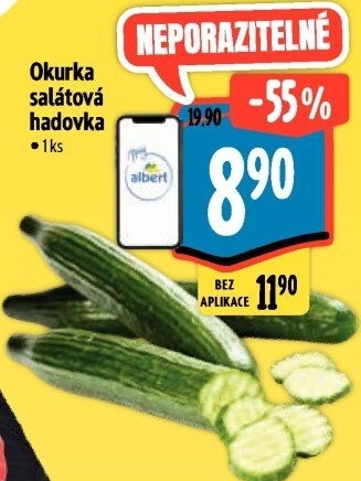 Okurka salátová - hadovka