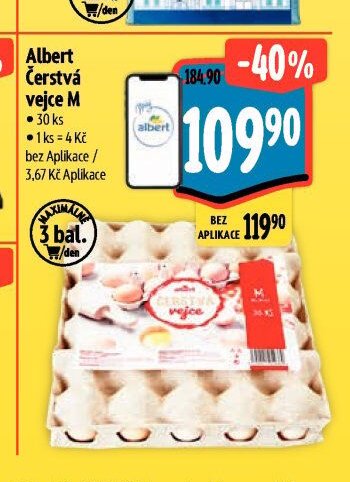 Albert Čerstvá vejce M