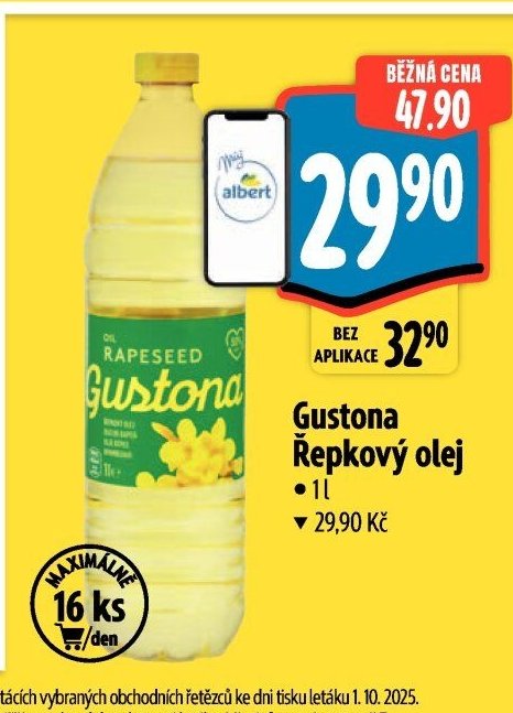 Gustona Řepkový olej