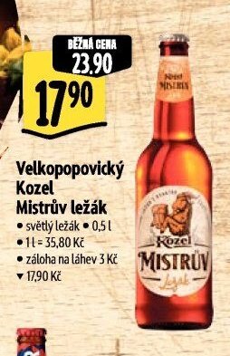 Velkopopovický Kozel Mistrův ležák