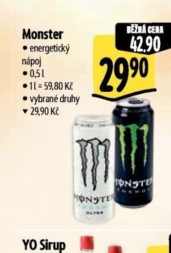 Monster energetický nápoj