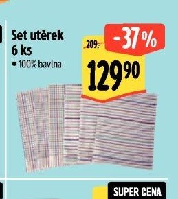 Set utěrek 6 ks
