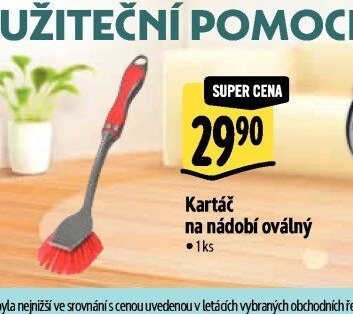 Kartáč na nádobí oválný