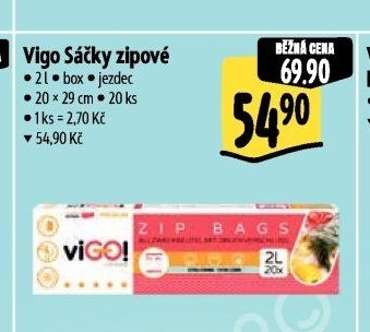 Vigo Sáčky zipové
