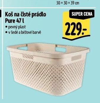 Koš na čisté prádlo Pure 47 l