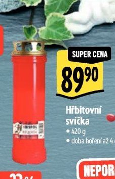 Hřbitovní svíčka