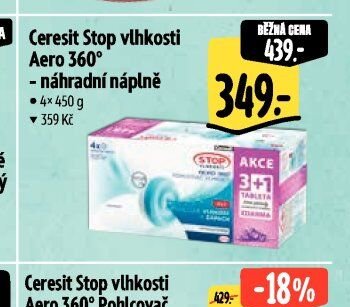Ceresit Stop vlhkosti Aero 360° - náhradní náplně