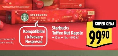 Starbucks Toffee Nut Kapsle