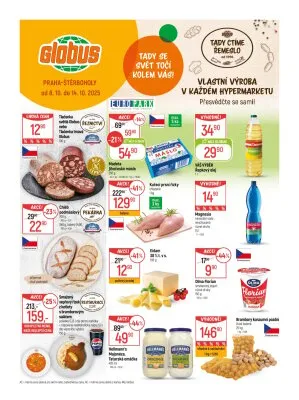 akční leták Globus 8.10.2025-14.10.2025