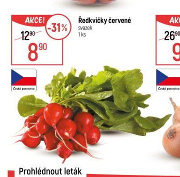 Ředkvičky červené