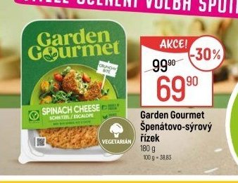 Garden Gourmet Špenátovo-sýrový řízek