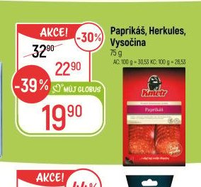 Paprikáš, Herkules, Vysočina