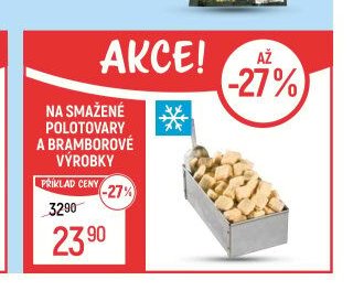Smažené polotovary a bramborové výrobky