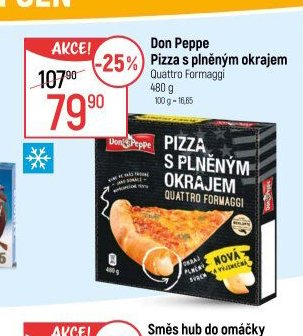 Don Peppe Pizza s plněným okrajem