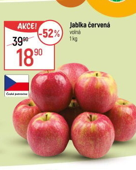 Jablka červená