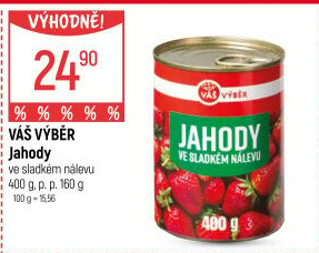 Kompot jahody Váš Výběr