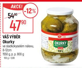 Okurky Váš Výběr