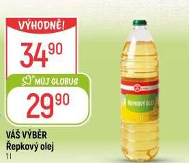 Olej řepkový Váš Výběr