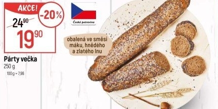 Pečivo Párty večka