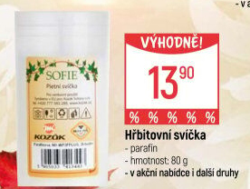 Svíčky hřbitovní Sofie