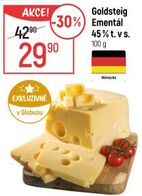 Sýr Ementál 45 % Goldsteig