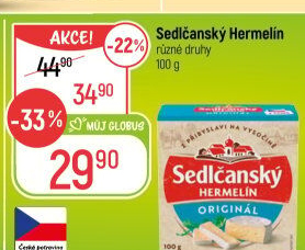 Sýr Hermelín Sedlčanský