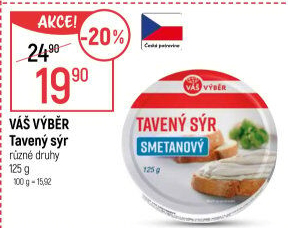 Tavený sýr Váš Výběr
