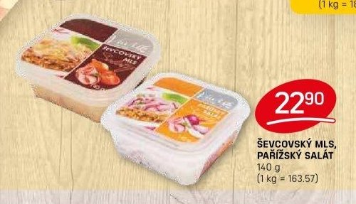 ŠEVCOVSKÝ MLS, PAŘÍŽSKÝ SALÁT