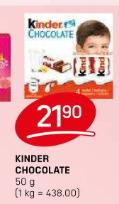 Čokoládky Kinder