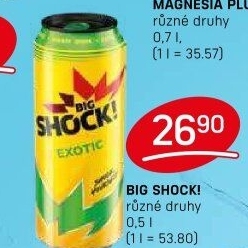 Energetický nápoj Big Shock