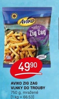 Hranolky vlnky mražené Zig Zag Aviko