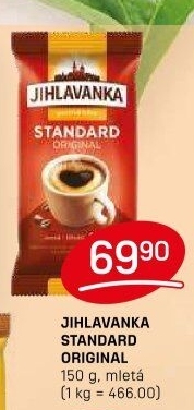 Mletá káva Standard Jihlavanka