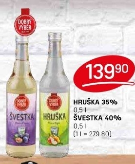 Pálenka Hruška Dobrý Výběr