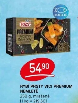 Rybí prsty nemleté mražené Vici Premium