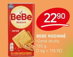 Sušenky Rodinné BeBe Opavia