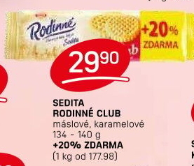 Sušenky Rodinné Club Sedita