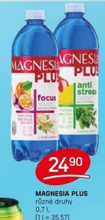 Voda ochucená plus Magnesia